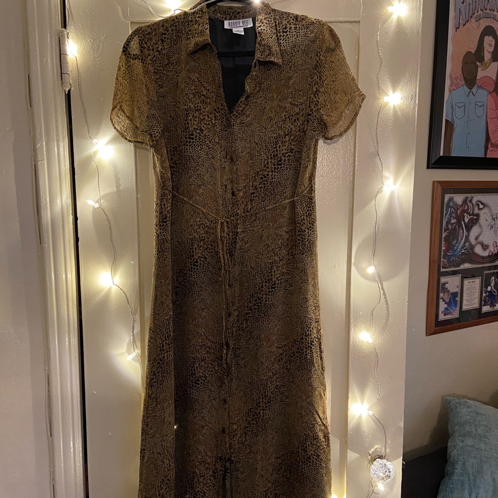 80’s Vintage Button Up Dress